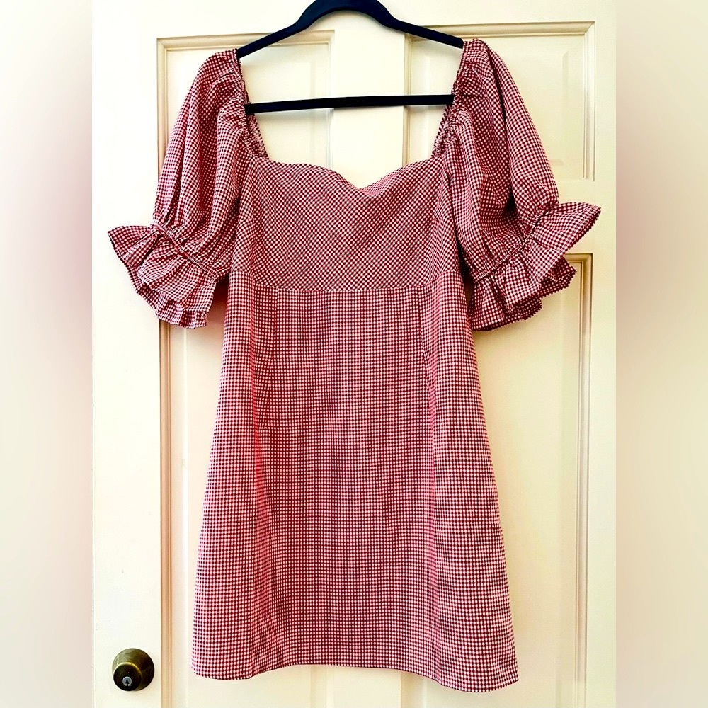 SUNDAY SALE: Gingham Marion and White Dress